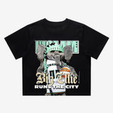 WSLAM Women's Crop Cover Tee - Big Ellie (WSLAM Digital Cover)