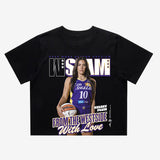 WSLAM Women's Crop Cover Tee - Kelsey Plum (SLAM 256)