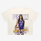 WSLAM Women's Crop Cover Tee - Kelsey Plum (SLAM 256)