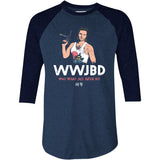 WWJBD - 3/4 Sleeve Raglan T-Shirt