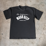 MOBB DEEP 'JUVENILE HELL' HEAVY FADED BLACK T-SHIRT