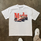 F1 x MALBORO VINTAGE HEAVYWEIGHT WHITE T-SHIRT