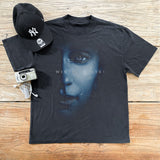G.O.T DAENERYS TARGARYEN 'WINTER IS HERE' HEAVYWEIGHT BLACK T-SHIRT