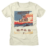 Yellowstone - Protect The Land Womens T-Shirt