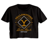Yellowstone - Y Diamond Womens Crop Tee