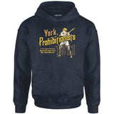 York Prohibitionists - Nebraska - Vintage Defunct Baseball Teams - Unisex Hoodie