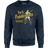 York Prohibitionists - Nebraska - Vintage Defunct Baseball Teams - Unisex Sweatshirt