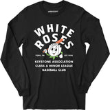 York White Roses - Pennsylvania - Vintage Defunct Baseball Teams - Long Sleeve T-Shirt