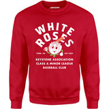 York White Roses - Pennsylvania - Vintage Defunct Baseball Teams - Unisex Sweatshirt