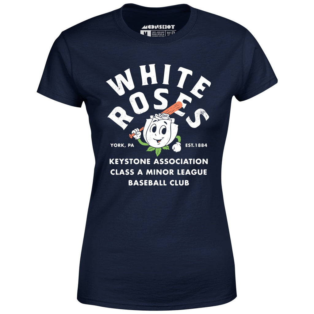 York White Roses - Pennsylvania - Vintage Defunct Baseball Teams - Women's T-Shirt
