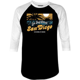 You Stay Classy San Diego - 3/4 Sleeve Raglan T-Shirt