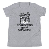 Silently Correcting Your Grammar Kid's Youth Tee