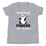 Warning, Pandas Are Bears Kid's Youth Tee