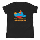 This Parrot Has Ceased To Be Kid's Youth Tee