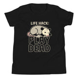 Life Hack Play Dead Kid's Youth Tee