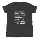 Common Types Of Swords Kid's Youth Tee