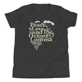 Peace, Love, And The Oxford Comma Kid's Youth Tee