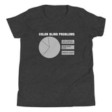 Color Blind Problems Kid's Youth Tee