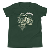 Peace, Love, And The Oxford Comma Kid's Youth Tee