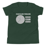 Color Blind Problems Kid's Youth Tee