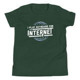 I Play Keyboard For The Internet Kid's Youth Tee