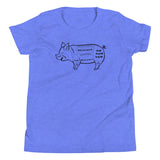 Tasty Pig Cuts Kid's Youth Tee