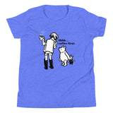 Shhh Coffee First Kid's Youth Tee