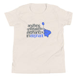 Anything Unrelated Elephants Kid's Youth Tee