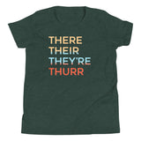 There Their They're Thurr Kid's Youth Tee