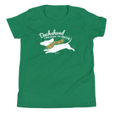 Dachshund Through The Snow Kid's Youth Tee