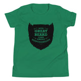 With Great Beard Comes Great Responsibility Kid's Youth Tee