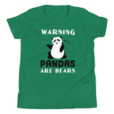 Warning, Pandas Are Bears Kid's Youth Tee