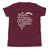 Peace, Love, And The Oxford Comma Kid's Youth Tee