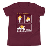 Stop Drop Roller Coaster Kid's Youth Tee