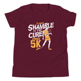 Shamble To The Cure Zombie 5K Kid's Youth Tee