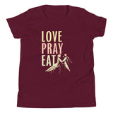 Love Pray Eat Kid's Youth Tee