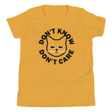 Don't Know Don't Care Kid's Youth Tee