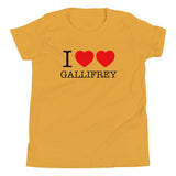I Heart Heart Gallifrey Kid's Youth Tee