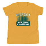 Bigfoot Hide And Seek Champion Kid's Youth Tee