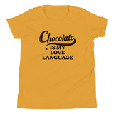 Chocolate Is My Love Language Kid's Youth Tee