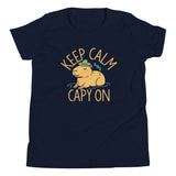 Keep Calm And Capy On Kid's Youth Tee
