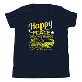 Happy Place Driving Range Kid's Youth Tee
