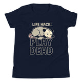 Life Hack Play Dead Kid's Youth Tee