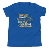 Turkey Stuffing Gravy Bowl Kid's Youth Tee