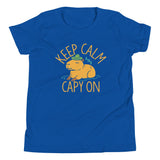 Keep Calm And Capy On Kid's Youth Tee