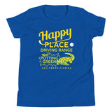 Happy Place Driving Range Kid's Youth Tee