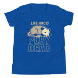 Life Hack Play Dead Kid's Youth Tee