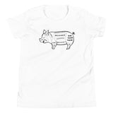 Tasty Pig Cuts Kid's Youth Tee
