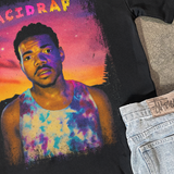 CHANCE 'ACID RAP' HEAVY BLACK TEE