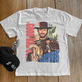 THE GOOD THE BAD AND THE UGLY HEAVYWEIGHT WHITE TSHIRT